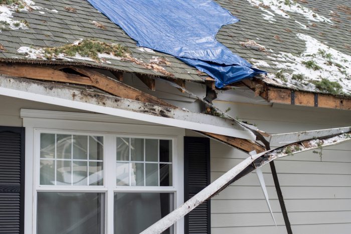 Roof Storm Damage - Mitchell Roofing, Inc.