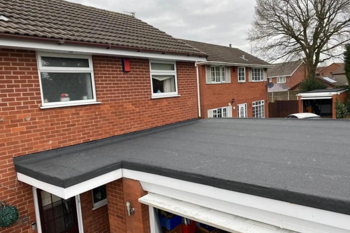 New Flat Roof Installation - The New Roof Company - North Tyneside roofers