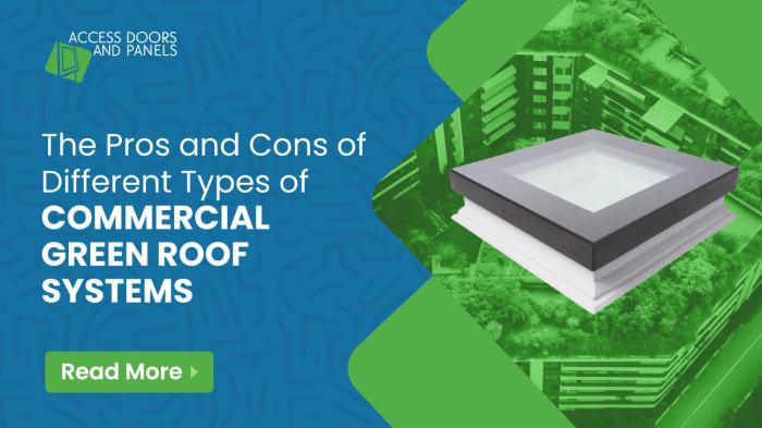 Green commercial roofing systems